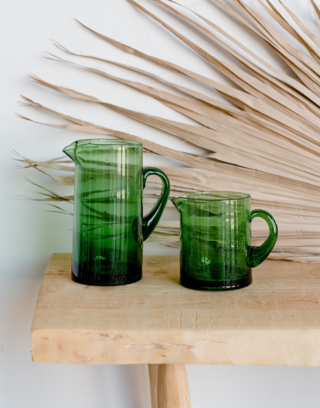 Carafe Beldi verte | 2 tailles